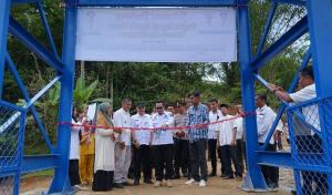 Akhiri Penantian Selama 7 Tahun, Bupati Tanah Datar Resmikan Jembatan Tapian Kelambu
