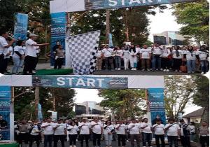 Tingkatkan Silaturahmi, PTPN III Gelar Jalan Santai Peringati HUT ke-25 BUMN