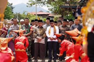 Masyarakat Jorong Kotoniu Nagari Tanjung Bonai Syukuran Pengerjaan IPAL