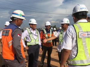 BPN Depok dan Kemenko Marves Tinjau Jalan Tol Cijago: Progres 99 Persen