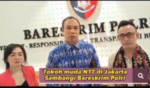 Tokoh Muda NTT Ardy Mbalembout Datangi Mabes Polri Terkait Kasus Richard Theodore Sebut Orang NTT Tidak Jujur