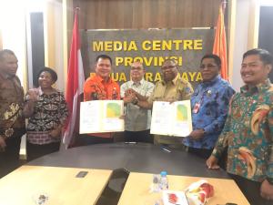 Peta Batas Daerah dan Titik Koordinat Antara Kab Maybrat dan Kab Sorse