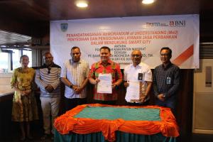 Pendatanganan Memorandum of Understanding (MoU) Penyediaan dan Penggunaan Layanan Jasa Perbankan 