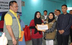 BNPB Kembali Serahkan Dana Tunggu Hunian pada Masyarakat Cianjur