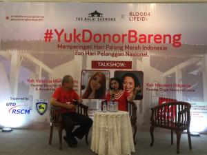 Blood 4 Life Bersama Balai Sarwono Gelar Talk Show Terkait Donor Darah