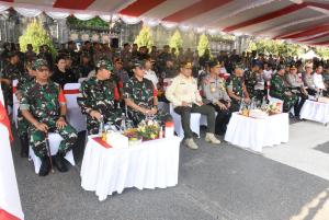 Pastikan Kesiapan Unsur Satgasla KTT AIS, Pangkoarmada II Hadiri Apel Gelar Pasukan