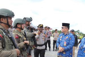 Pj Bupati Brenhard Hadiri Apel Gelar Pasukan Khsusus Operasi Matap Brata 2023-2024