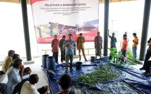 Petani dan Peternak Sekitar PLBN Napan Berterima Kasih Atas Pelatihan Circular Farming