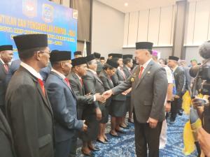 Pj Bupati Maybrat Hadiri Pelantikan Anggota MRP Provinsi Papua Barat Daya Tahun 2023-2028