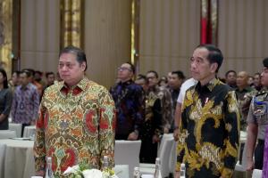 Menko Airlangga Ungkap Tiga Mesin Ekonomi dalam Seminar Nasional Outlook Perekonomian Indonesia