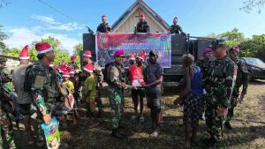 Bantuan Sosial TNI AL Menyambut Hari Raya Natal dan Tahun Baru