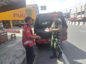 Kemanunggalan TNI-rakyat, Batalyon 23 Gelar Komsos dan Jumat Berkah