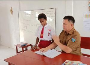 Pj. Bupati Maybrat Gelar Sidak di SD YPPK Santo Petrus Yarat Konja, Kabupaten Maybrat