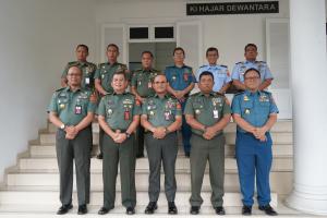 Silaturahmi Kapuspen TNI Dengan Rektor Unhan Bahas Kemampuan Public Speaking Prajurit TNI