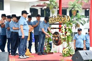 Rektor IPDN Pimpin Upacara Pencanangan Dies Natalis IPDN ke-68 di IPDN kampus Jatinangor