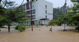 Banjir di Kawasan PLBN Aruk Tidak Ganggu Aktivitas Perlintasan Antarnegara