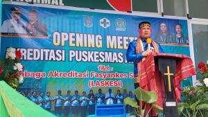 Pj Bupati Maybrat Hadiri Pembukaan Akreditasi Puskesmas Ayamaru Timur