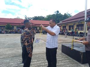 Pelepasan 247 Calon Siswa Bintara Bakomsos dan Tamtama Polri Terpadu Tahun Angkatan 2024