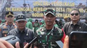 Senyum Bahagia Rakyat, Pj Bupati Purwakarta Buka TMMD Ke-120 Kodim 0619/Purwakarta