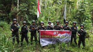 Satgas Pamtas Sektor Timur Yonif 742/SWY Laksanakan Patroli di Perbatasan darat RI-RDTL