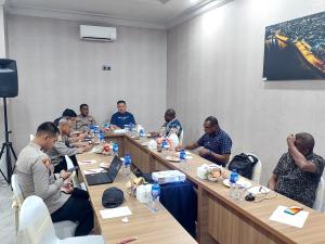 Rapat Persiapan Pengamanan Pemilihan Kepala Daerah 2024 di Kabupaten Maybrat