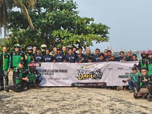 Legend Riders mendapat sambutan dari penduduk Surade dan Nelayan di Ujung Genteng