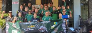 Direksi Petronika Gresik Sambut Lunch Peserta Legend Riders di Gresik