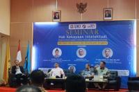 Hadirkan Regulator hingga Pelaku Seni Kenamaan, Mahasiswa MH UKI Gelar Seminar Bahas Sengketa HAKI dan Penyelesaiannya