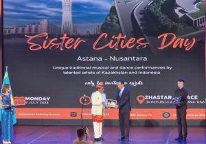 KBRI Astana Merayakan Satu Tahun Sister City Nusantara dan Astana