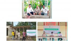 Desa Amboyo Inti Ngabang Terima Bantuan Pendirian Fasilitas MCK Komunal 4 Pintu dari PTPN IV Regional V