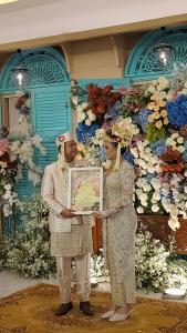 The Balai Sarwono Saksi Pernikahan Komedian Dustin Tiffani dengan Kekasihnya Dita Rizky Amalia