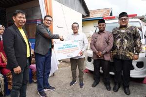 Nagari Bungo Tanjung Kecamatan Batipuh Terima Banruan Ambulan dari Kanwil 02 Bank BNI Sumatera Barat