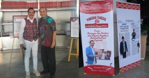 Puluhan Tokoh Terkenal Hadir dan Kirim Karangan Bunga Ucapan Selamat Pameran 50 Judul Buku Karya Chappy Hakim