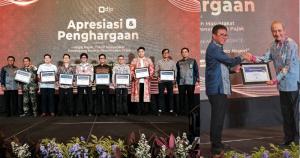 Termasuk INDONEWS, Kanwil DJP Jaksel II Berikan Penghargaan kepada Sejumlah Tokoh dan Lembaga dalam Tax Gathering 2024