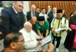 Paus Fransiskus Jadi Saksi Penandatanganan Deklarasi Jakarta-Vatikan yang Dibuat Organisasi Kepemudaan Lintas Iman