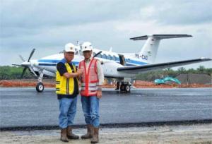 Pendaratan Perdana Pesawat Jet Berpenumpang di Bandara IKN Berlangsung Mulus