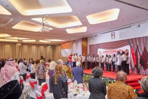 Gema ‘Indonesia Raya’ oleh Warga Kenya di Resepsi Diplomatik KBRI Nairobi