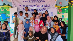 Peringati Maulid Nabi, PNM Yogya Gandeng Anak-anak Sekitar Ruang Pintar KB Asem Ceria