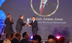 Ciptakan Terobosan di Sektor Birokrasi, Menteri Anas Raih Penghargaan