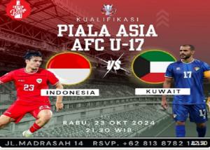 Kualifikasi Grup G Piala Asia U-17-2025, Berbekal Rekor Positif, Timnas Garuda Optimis Kalahkan Kuwait