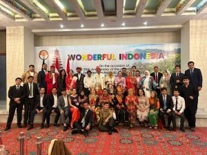 Wonderful Indonesia Memeriahkan Resepsi Diplomatik di Tajikistan