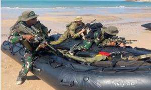 Marinir TNI AL dan Australia Gelar Latihan Bersama di Pulau Bathrust