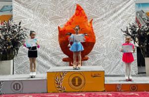 Anak Indonesia Juara 2 Lomba Ice Skating di Kazakhstan