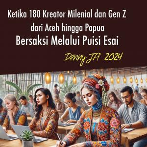 Ketika 180 Kreator Milenial dan Gen Z dari Aceh Hingga Papua Bersaksi Melalui Puisi Esai