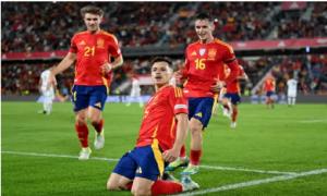 Hasil UEFA Nations League, Spanyol Gulung Swiss dengan Skor 3-2   