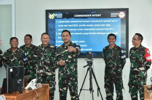 Kasau Tinjau Wargaming Latihan Angkasa Yudha 2024 Kogasudgab Bravo