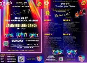 Ikatan Keluarga Alumni SMA 3 Jakarta Akan Gelar Jamming Line Dance Bersama Teladan Line Dance