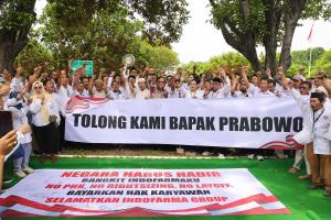 Wamenaker Noel Ajak Karyawan Infofarma Perjuangkan Hak Asal Tidak Merusak