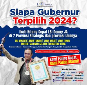 Facebook Denny J.A’s World Siapkan Quick Count Live 7 Provinsi Terbesar
