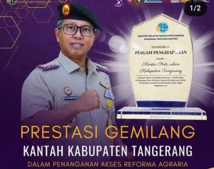 Kantah Kabupaten Tangerang kembali Torehkan Prestasi Gemilang!